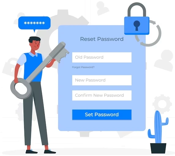 reset password